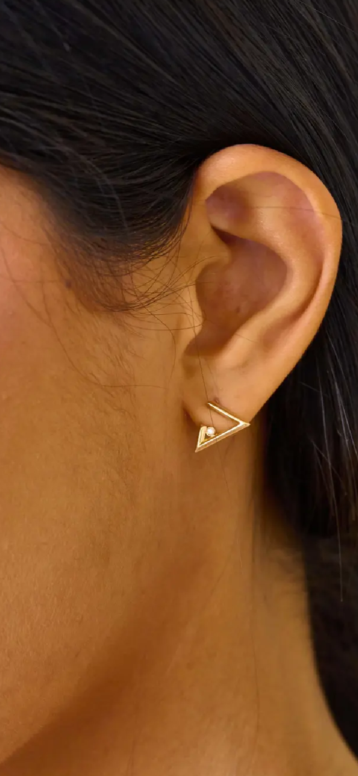 Noon earring- Geo letters